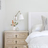 Prescott Diamond Mist Room Setting | Schumacher Wallpaper