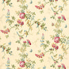 Chickadee Floral - Vanilla Wallpapers