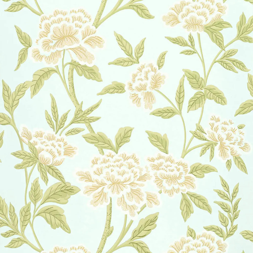 Whitney Floral - Aqua Wallpapers