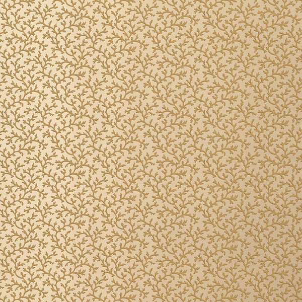 Coral Vine - Burnished Gold Wallcovering | Schumacher