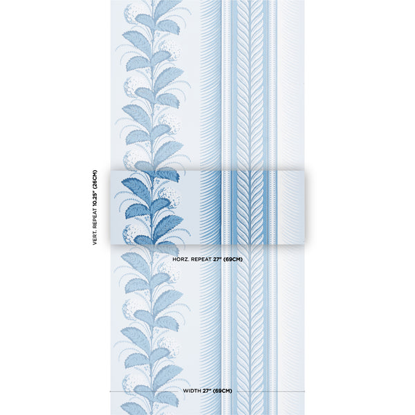 Hydrangea Drape - Delft Wallcovering | Schumacher