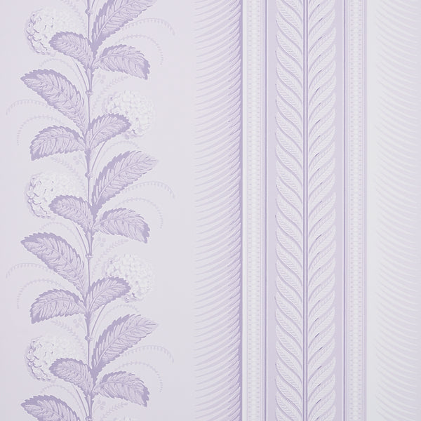Hydrangea Drape, Lilac Wallcoverings | Schumacher