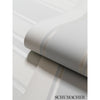 Morgan Stripe Greige Room Setting | Schumacher Wallpaper