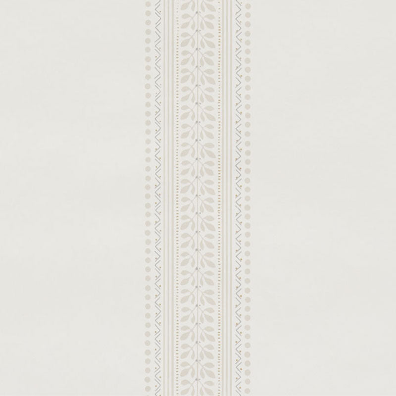 Lorraine Stripe Linen Room Setting | Schumacher Wallpaper