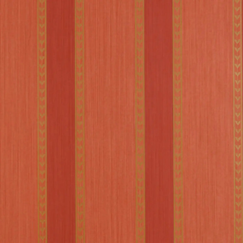 Lansdowne Strie Stripe - Coral Wallpapers