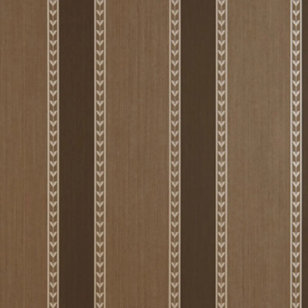 Lansdowne Strie Stripe - Truffle Wallpapers