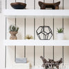 Gabrielle Stripe Graphite Room Setting | Schumacher Wallpaper