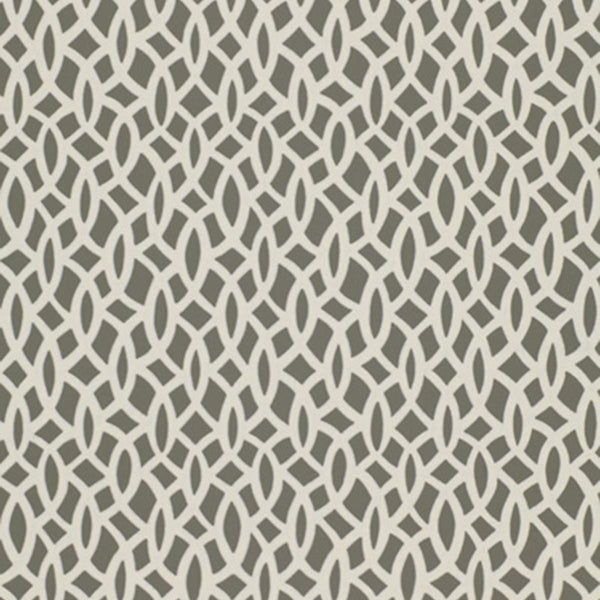 Chain Link - Charcoal Wallcovering | Schumacher