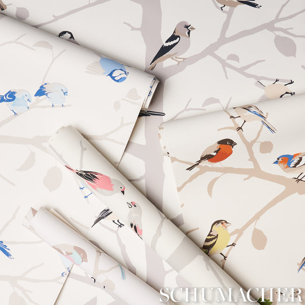 A-Twitter - Winter Wallcovering | Schumacher