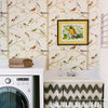 A-Twitter Summer Room Setting | Schumacher Wallpaper