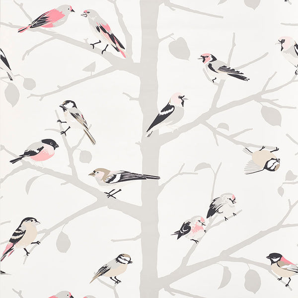 A-Twitter Blush - Blush Wallcovering | Schumacher