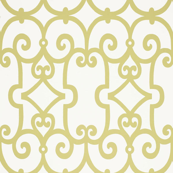Manor Gate - Aloe Wallcovering | Schumacher