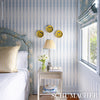 Fern Tree Sky Room Setting | Schumacher Wallpaper