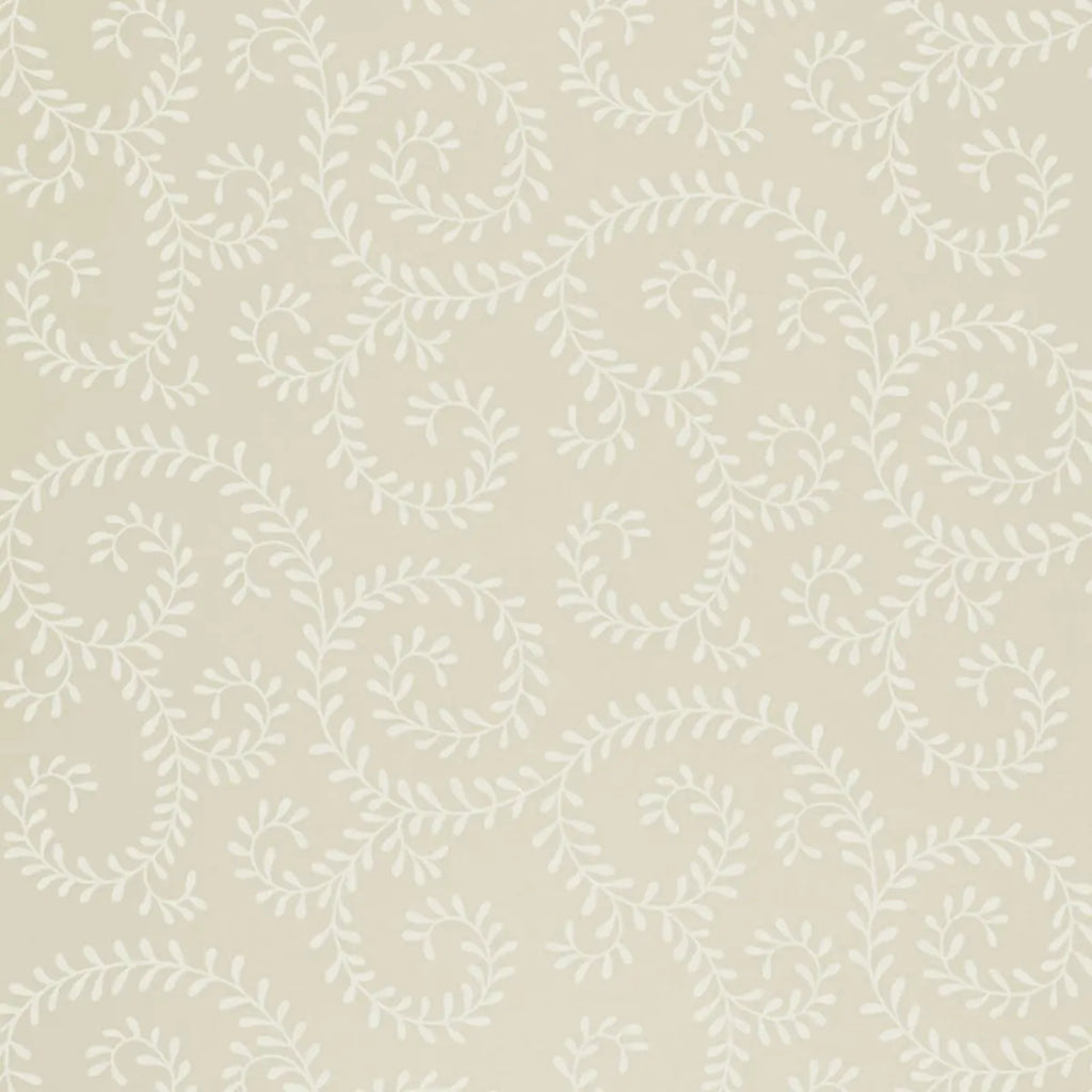 Leafy Scroll - Bone Wallpapers