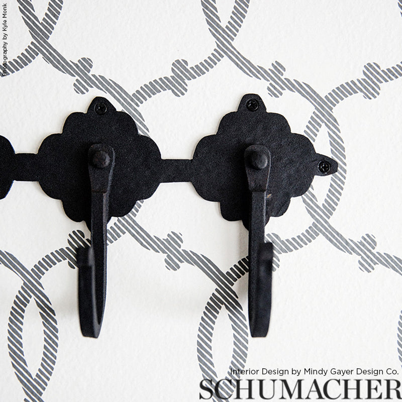 Schumacher Tracery Sky Wallpaper by Schumacher