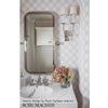 Spherica Silver Room Setting | Schumacher Wallpaper