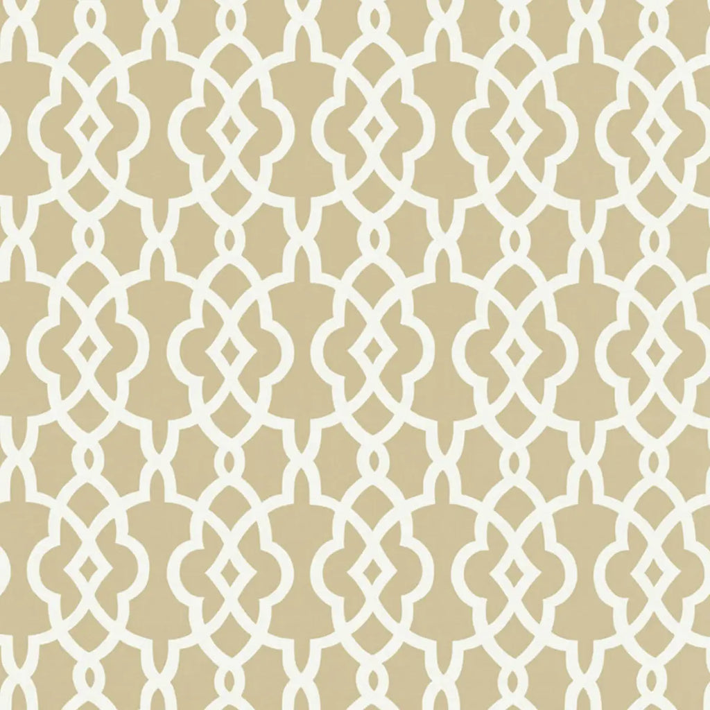 Summer Palace Fret - Sand Wallpapers