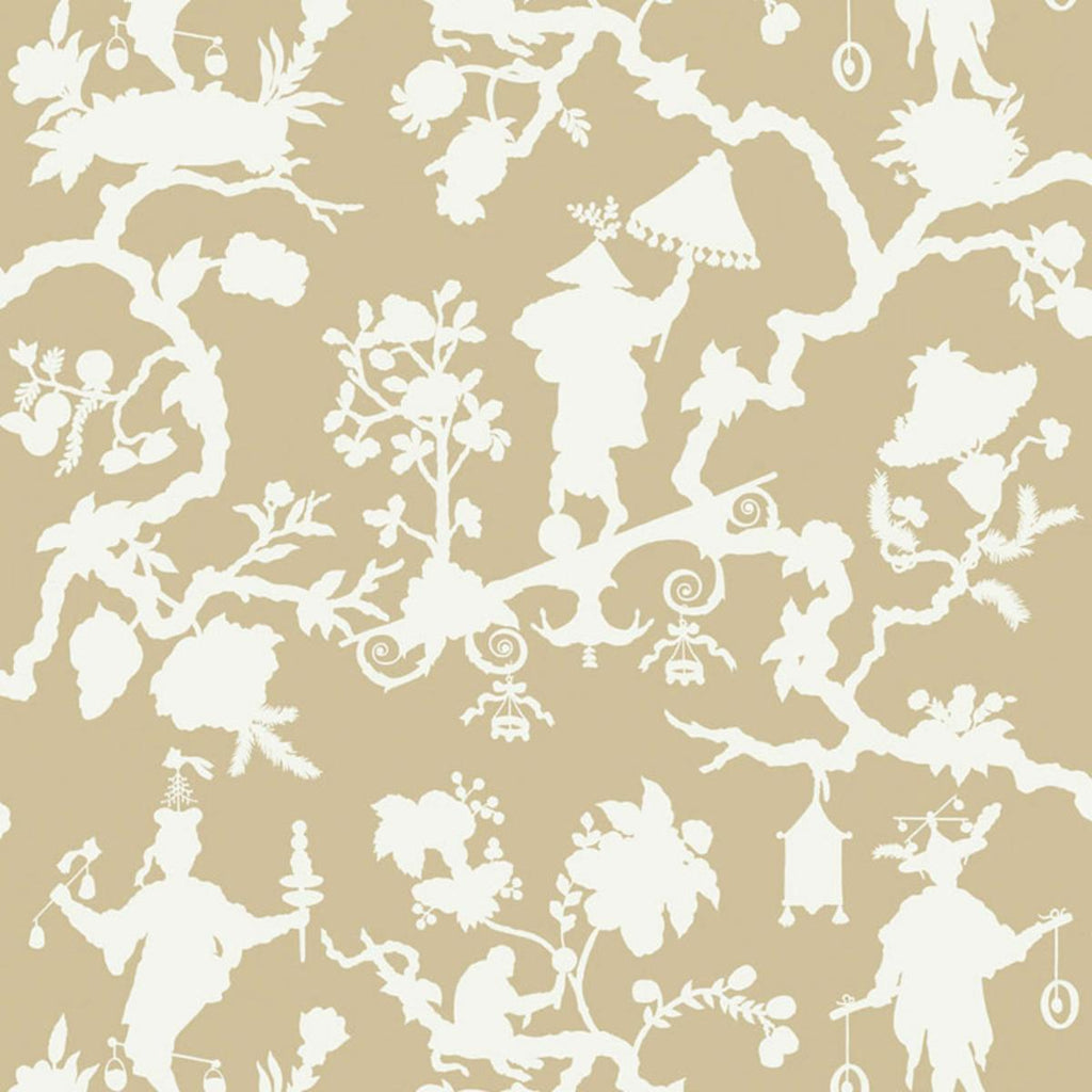 Shantung Silhouette Print Sand