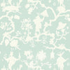 Shantung Silhouette Print Mineral