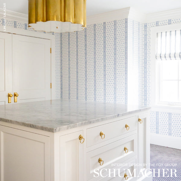 Katsura Stripe - Ivory Wallcovering | Schumacher