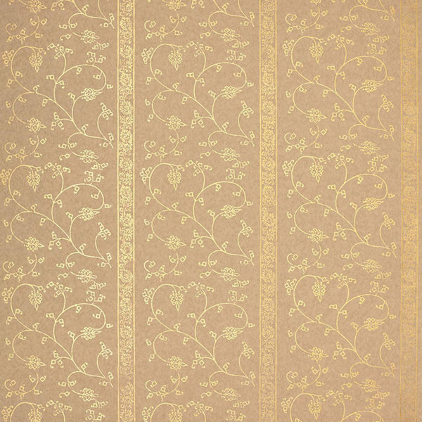 Khanpur Vine - Camel Wallcovering | Schumacher