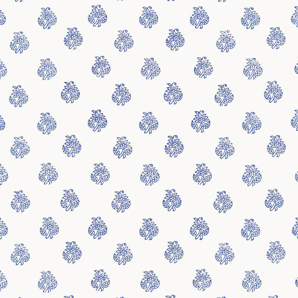 Schumacher Kaladera Turquoise Wallpaper by Schumacher