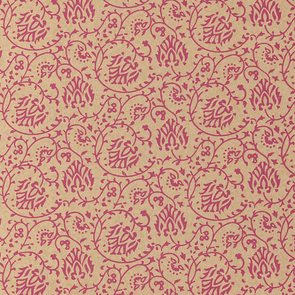Sarana Vine - Cerise Wallcovering | Schumacher