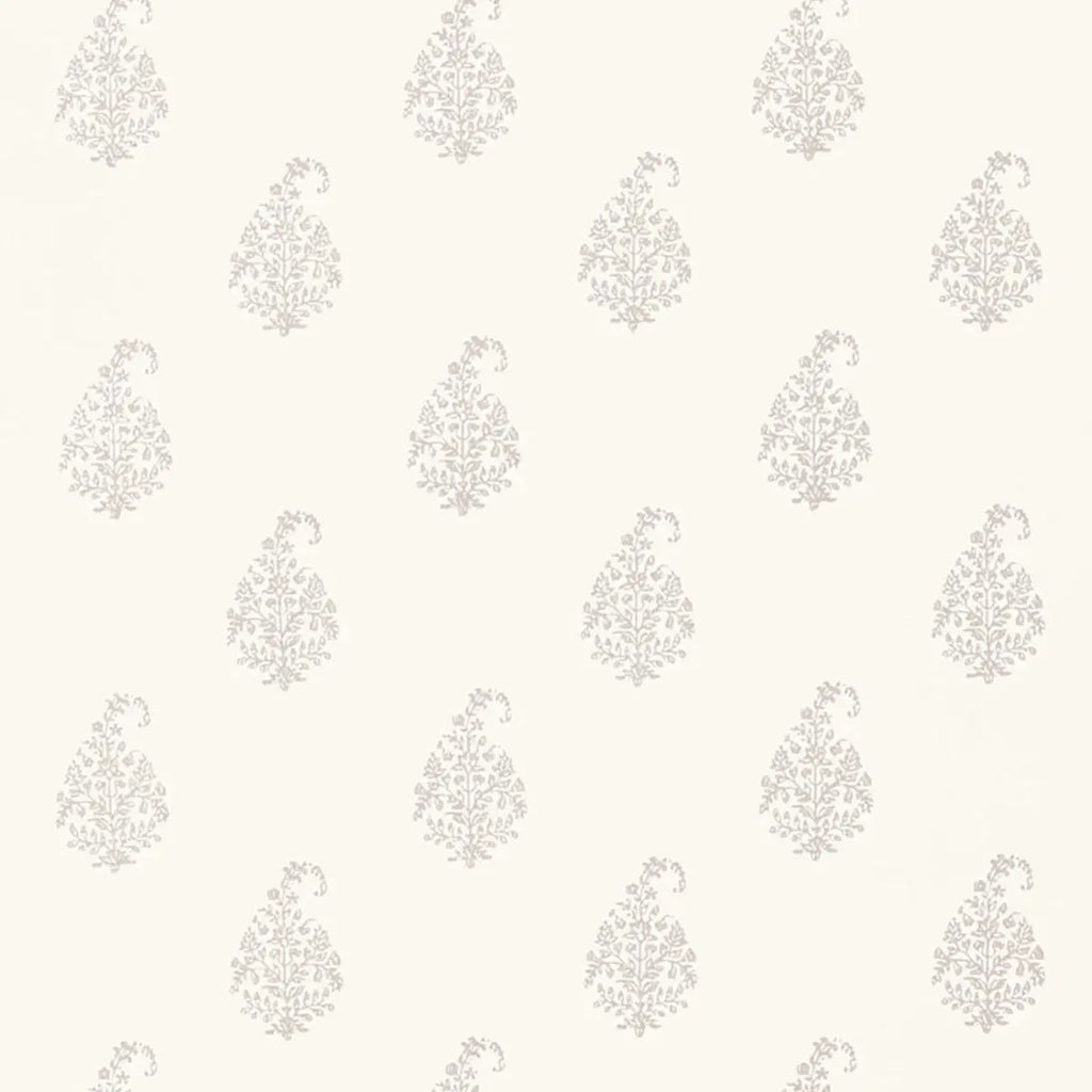 Kerala Paisley - Oyster Wallpapers