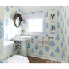 Madras Paisley Delft Room Setting | Schumacher Wallpaper