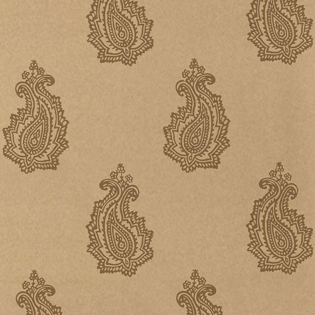 Madras Paisley - Tabac Wallpapers