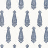Katara Paisley Straw Room Setting | Schumacher Wallpaper