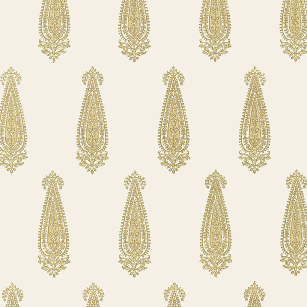 Katara Paisley - Straw Wallpapers