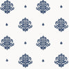 Mayla Damask Navy