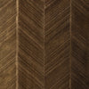 Chevron Texture Burnished Bronze | Schumacher Wallpaper