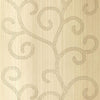 Raindrop Scroll White Gold
