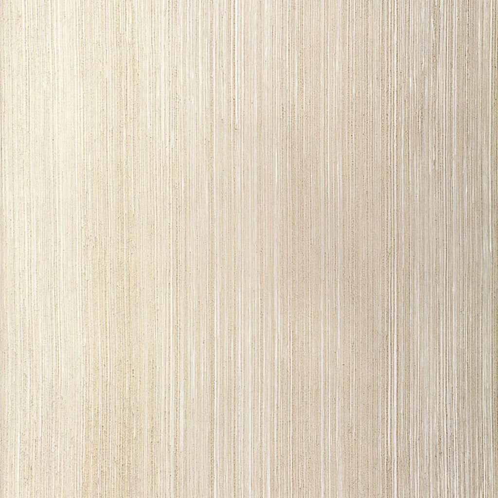 Metallic Strie Oyster | Schumacher Wallpaper