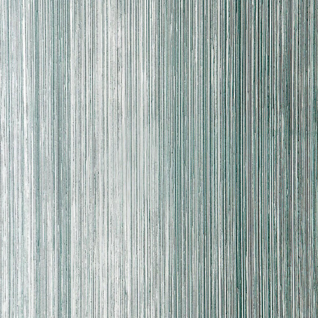 Metallic Strie Turquoise | Schumacher Wallpaper