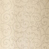 Beaded Scroll Aged Silver