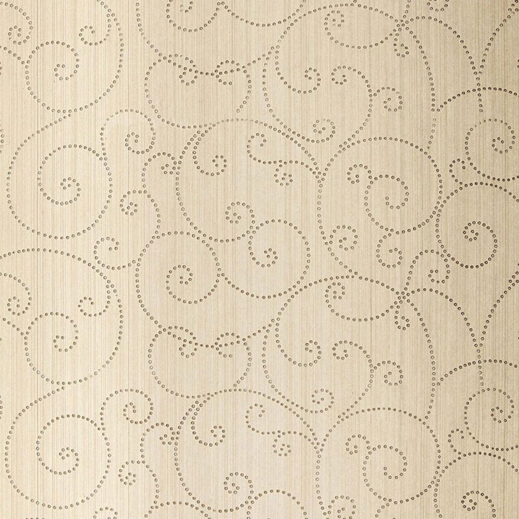 Beaded Scroll Aged Silver