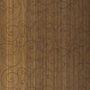 Beaded Scroll Burnished Bronze | Schumacher Wallpaper