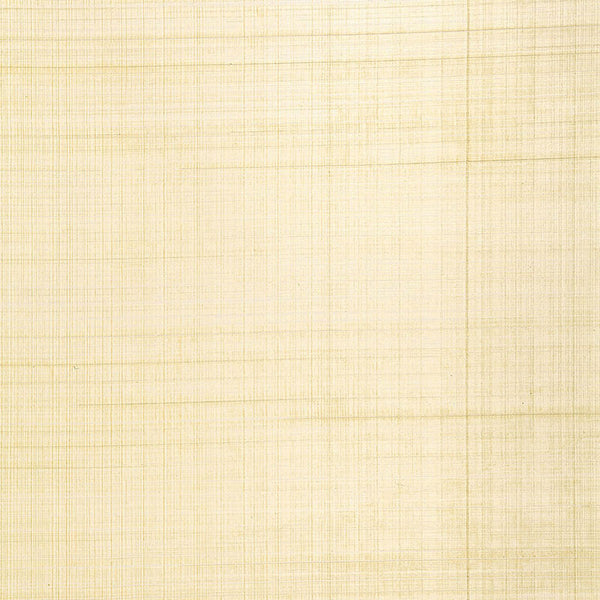 Brushed Plaid, Pale Yellow Wallcoverings | Schumacher