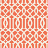 Imperial Trellis II - Ivory / Mandarin Wallpapers
