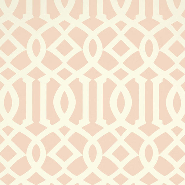 Imperial Trellis Ii - Blush Wallcovering | Schumacher