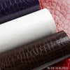 Crocodile Crimson Room Setting | Schumacher Wallpaper