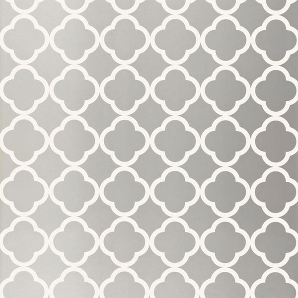 Morocco - Silver Wallcovering | Schumacher