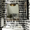 Queen Of Spain Black Room Setting | Schumacher Wallpaper