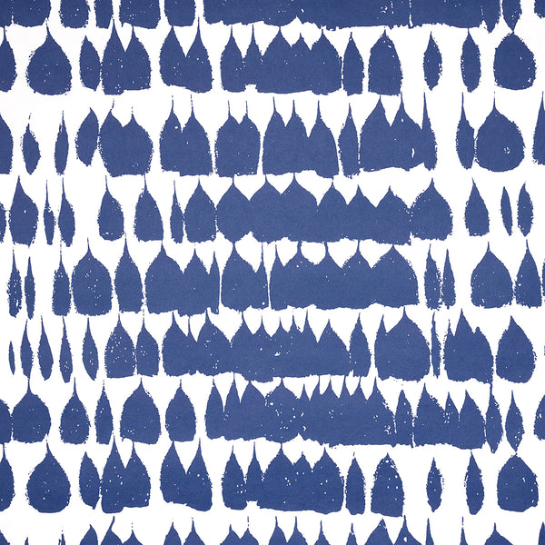 Queen of Spain, Navy Wallcoverings | Schumacher