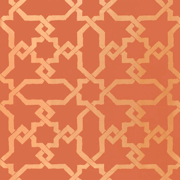 Cordoba - Cinnabar Wallcovering | Schumacher