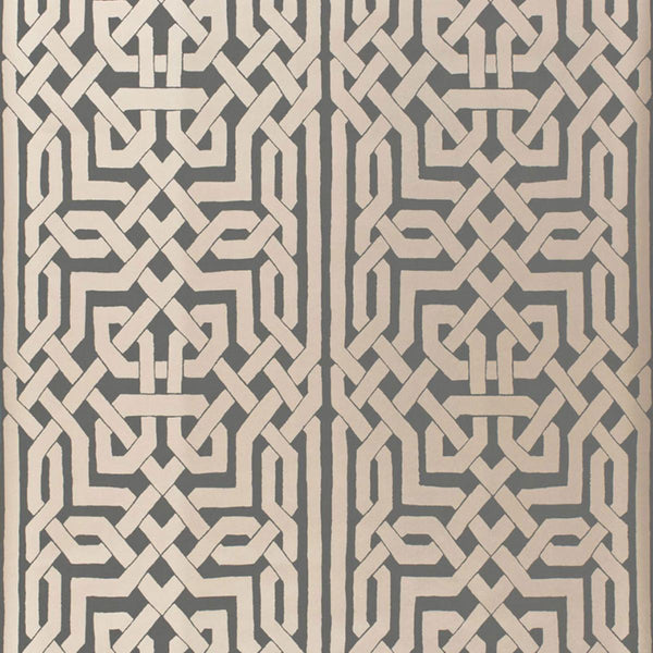 Malaga - Graphite Wallcovering | Schumacher