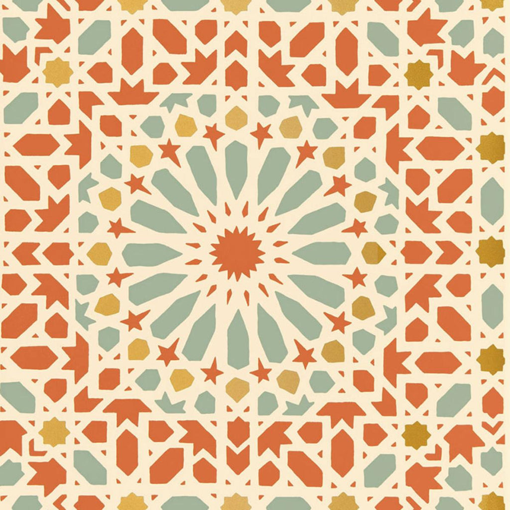 Nasrid Palace Mosaic Persimmon